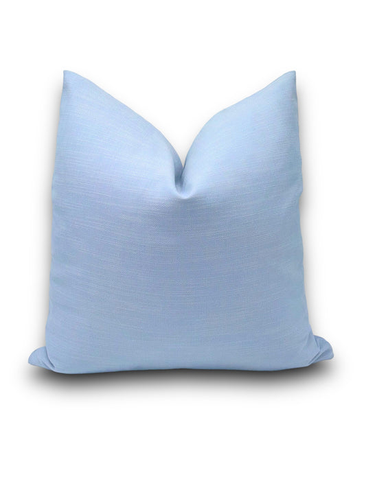 Pillow - Unknown - Blue Linen - Pillow Cover