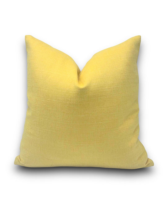 Pillow - Unknown - Yellow Linen - Pillow Cover