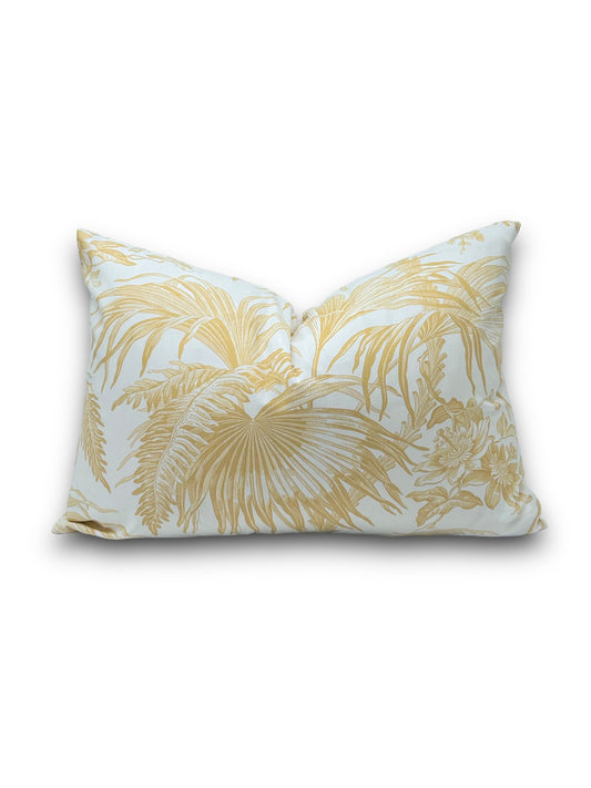 Pillow - Schumacher - Jill Lasersohn Toile Tropique - Pillow Cover