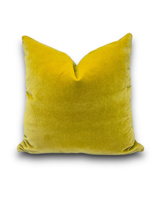 Pillow - Unknown - Yellow Velvet - Pillow Cover