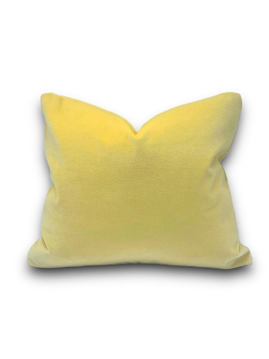 Pillow - Unknown - Yellow Velvet - Pillow Cover